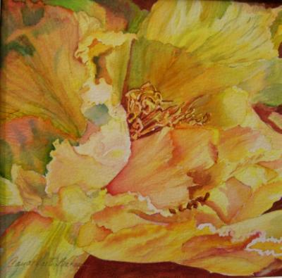 Gold Peony III