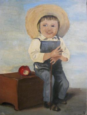 Boy with a Bitten Apple