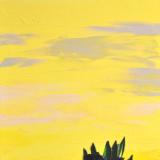 Bright Morning 15 X 30 Acrylic on Canvas board Embellished prints available 