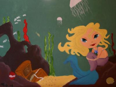 Mermaid under the Sea
