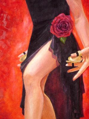 Allure of the dance ~ Oil ~ 14X18 Allure of the dance ~ Oil ~ 14X18