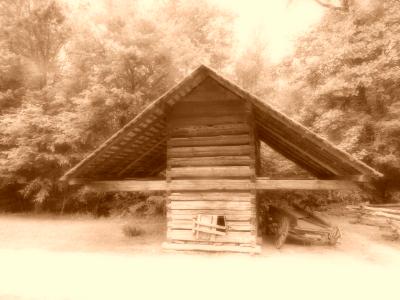 Cades Cove, TN   The Storage Shed in the Great Smoky Mountain National Park