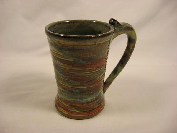 110913.B Multi-Glaze Coffee Mug