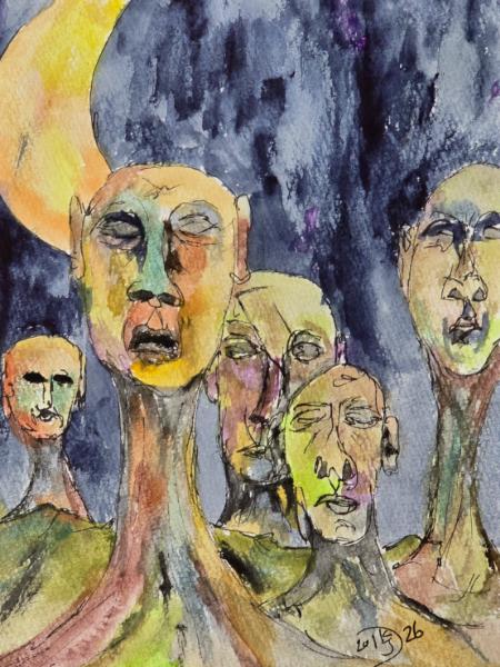 Humanities continues to evolve into a new species of mushroom. 