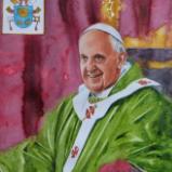 Portrait of Pope FRANCIS, 80cm x 60cm, 2015