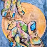 Summoning the moon.
