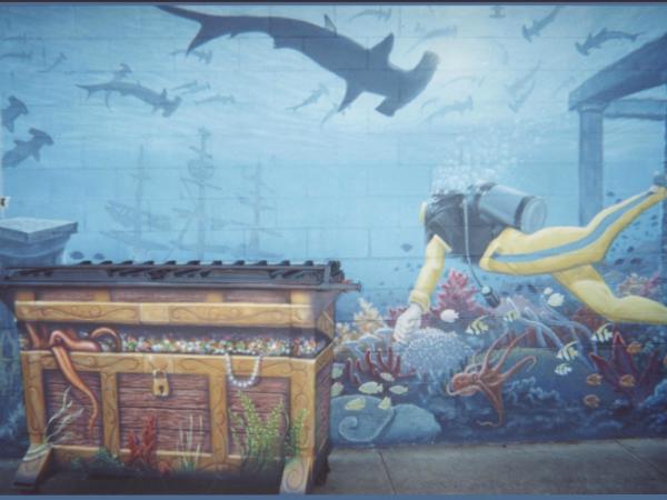 Aquarium Mural