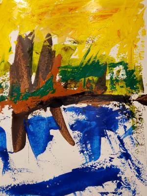 Cool lake on a summer day p. 1. Cool lake on a summer day p. 1.