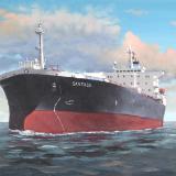 Ecuadorian oil carrier "Santiago", 120cm x 60cm, 2013
