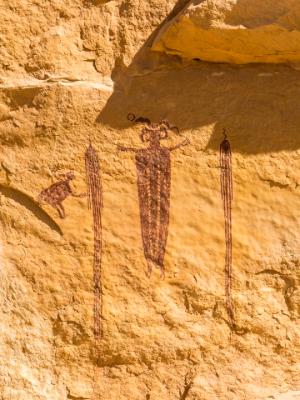 Head of Sinbad Pictograph Panel Head of Sinbad Pictograph Panel