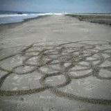 Large scale sand mandala 