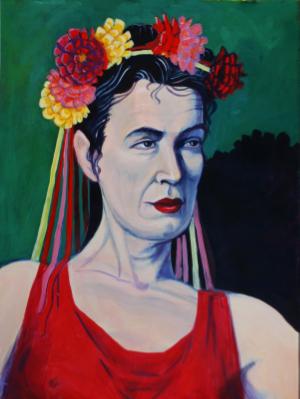 Sonia in a Floral Headdress Sonia in a Floral Headdress