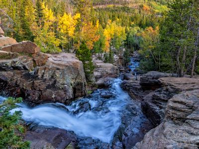 Alberta Falls Autumn Splendor Alberta Falls Autumn Splendor