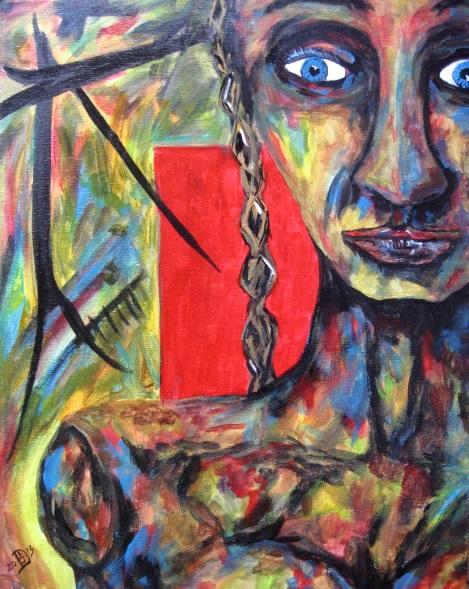 After what has been taken from her – she looks towards the future with defiance. 