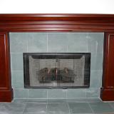 Custom solid alder fireplace mantle Custom solid alder fireplace mantle