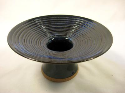 120624.J Flower Vase with Carved Bands 120624.J Flower Vase with Carved Bands