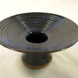 120624.J Flower Vase with Carved Bands