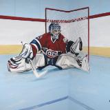 Goalie in net