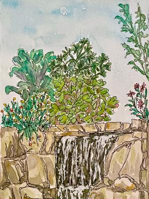 Oregon Garden Waterfall Oregon Garden Waterfall