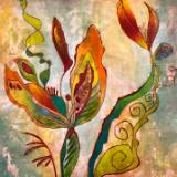 Flora #13    18"x18"