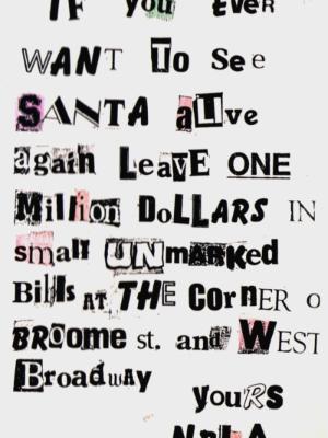Santa Kidnapped- Front Santa Kidnapped- Front