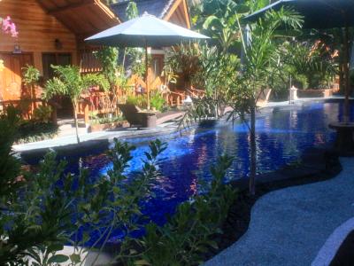 Pool at Banana Cottages