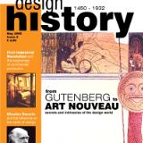 History of Design Magazine: Front Cover