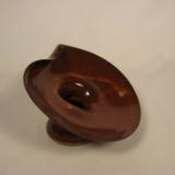 120426.G Tilted Flower Vase with Shino Glaze