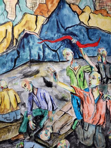 A few never fled the crumbled city. Each holding out faith that they would be rescued. Each day their numbers dwindled...