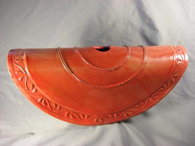 110531.D Shoulder Vase with Dragon's Breath Glaze