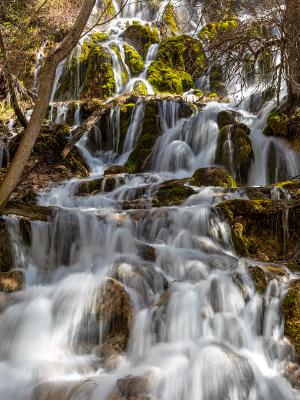 Waterfalls below Hanging Lake Waterfalls below Hanging Lake