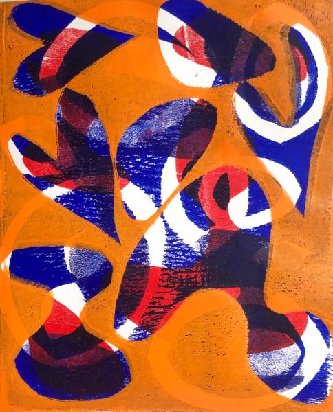 Untitled (Blue and Orange) 