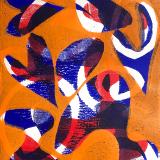 Untitled (Blue and Orange) 