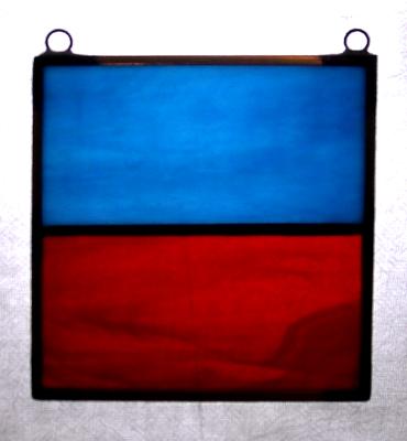 Maritime Flag in Stained Glass letter E Maritime Flag in Stained Glass letter E