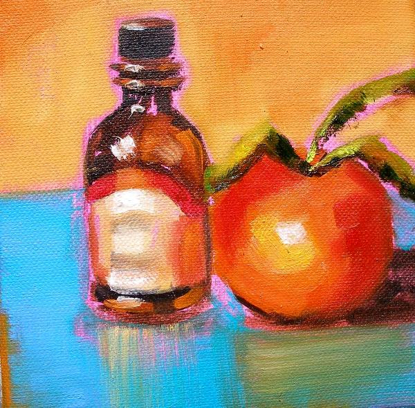 Still Life n' Vanilla, 6x6",85.00