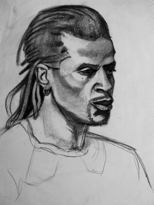 Eden, Charcoal Portrait Eden, Charcoal Portrait