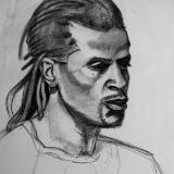 Eden, Charcoal Portrait