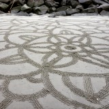 Large scale sand mandala 