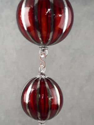 #12072405 three hanging balls LG-5.75'', Med-4.75'', Sm-4'' total length 23'' $180.00 #12072405 three hanging balls LG-5.75'', Med-4.75'', Sm-4'' total length 23'' $180.00