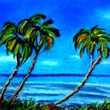 Palm-lined