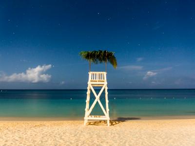 Moonlit Lifeguard Hut Moonlit Lifeguard Hut