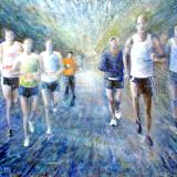 Marathon Runners - SOLD