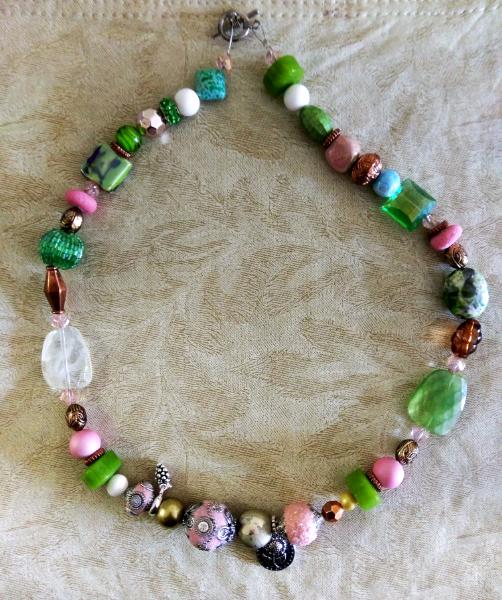 Mixed bead necklace