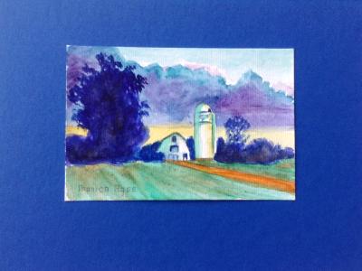 Brandenburg Barn 2 8x10 watercolor paper in watercolor 