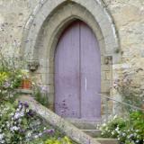 Purple Church Door France