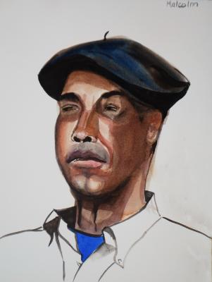 Malcolm in a Beret Malcolm in a Beret