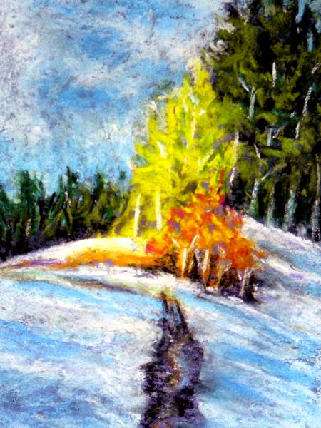 Snowy Hillside 