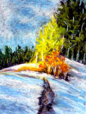 Snowy Hillside 