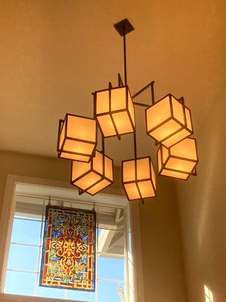 Frank Lloyd Wright Style Chandelier