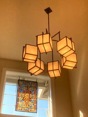 Frank Lloyd Wright Style Chandelier